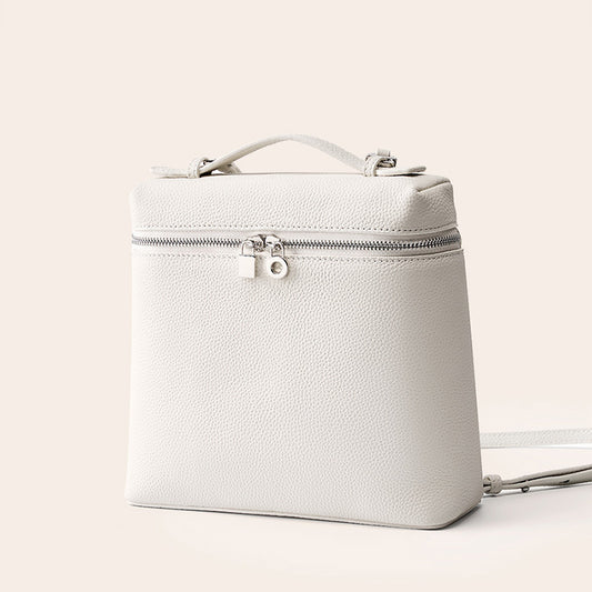 Women's Summer Leather Large Capacity First Layer Backpacks