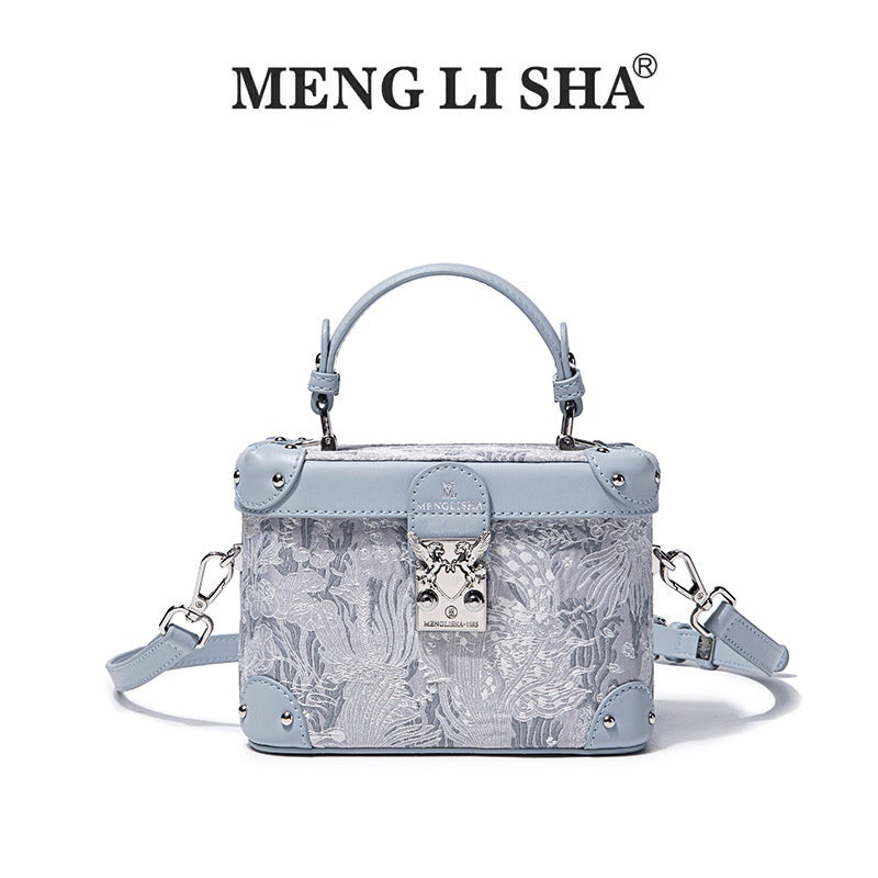 Unique Women's Fashion Personality Box Portable Crossbody Bags