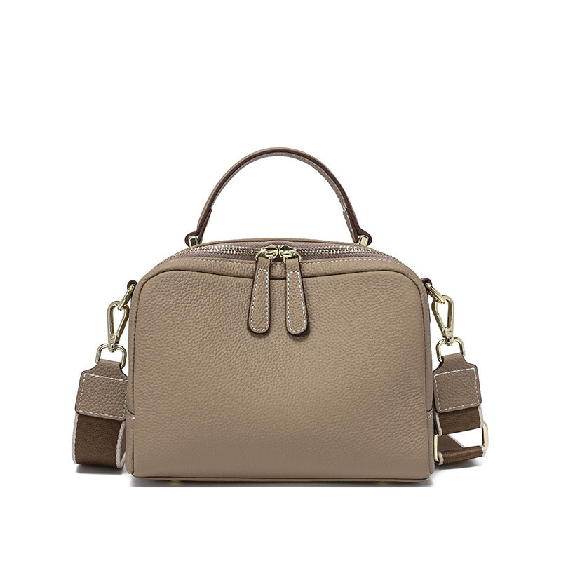 Women's Top Layer Cowhide Leather High-grade Retro Crossbody Bags