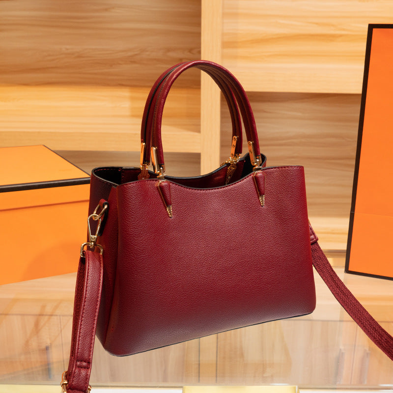 Women's Red Bridal Fashion Large Capacity Niche Handbags