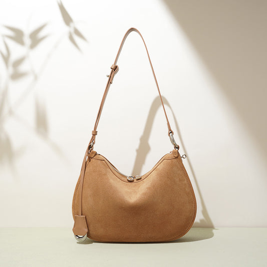 Women's Leather High-grade Crescent Moon Classic Crossbody Bags