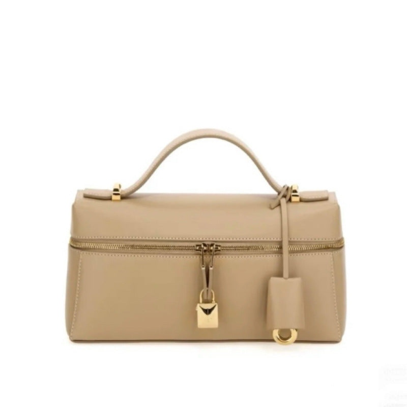 Women's Box High-grade Cowhide Genuine Leather Crossbody Bags