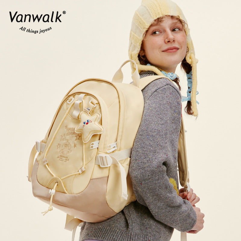 Garden Cute Preppy Style College Female Backpacks