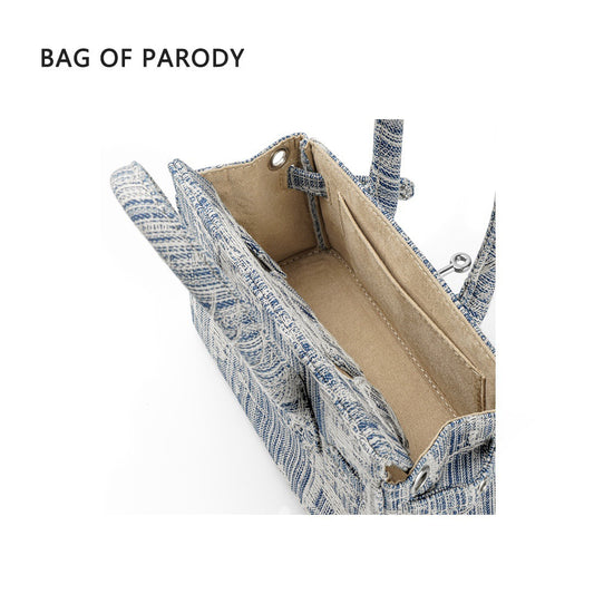 Women's For High-grade Portable Denim Suit Handbags