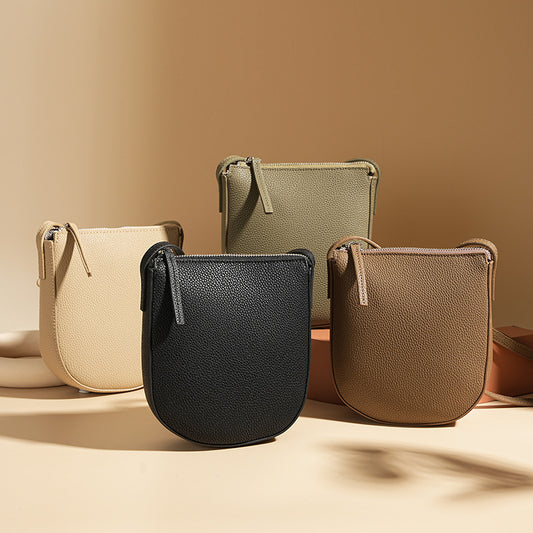 Leather Large Capacity Korean Style Mobile Crossbody Bags