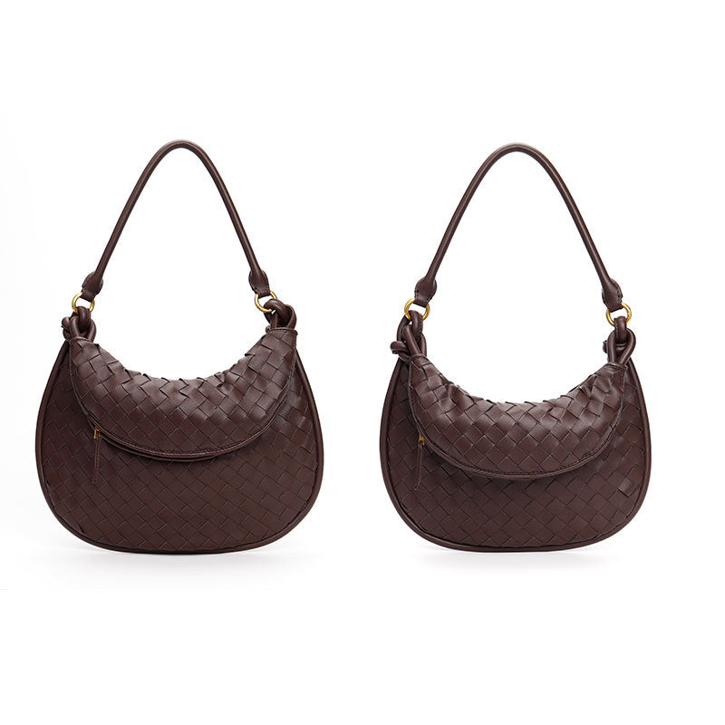 Women's Niche Soft Leather Hand Underarm Temperament Bags