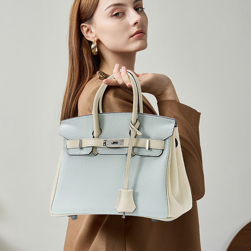 Women's Platinum Prepuce Niche High-grade Notebook Large Handbags