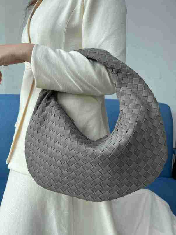 Skin Frosted Woven Handmade Underarm Simple Handbags