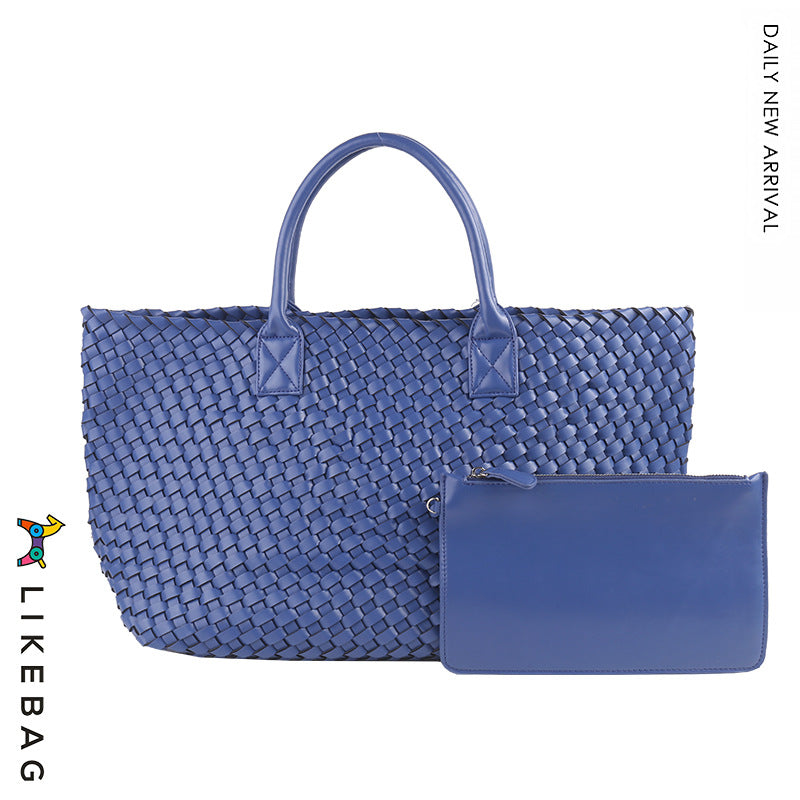 Women's Handmade Woven Simple Large Capacity Combination Shoulder Bags