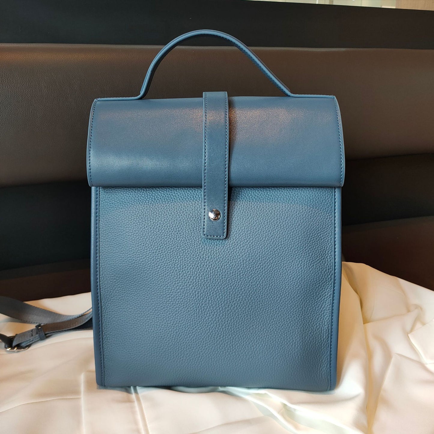 Women's Eu South Korea Top Layer Cowhide Backpacks