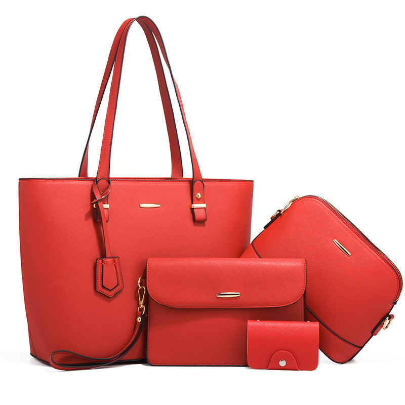Women's Trendy Retro Large Capacity Fashion Set Shoulder Bags