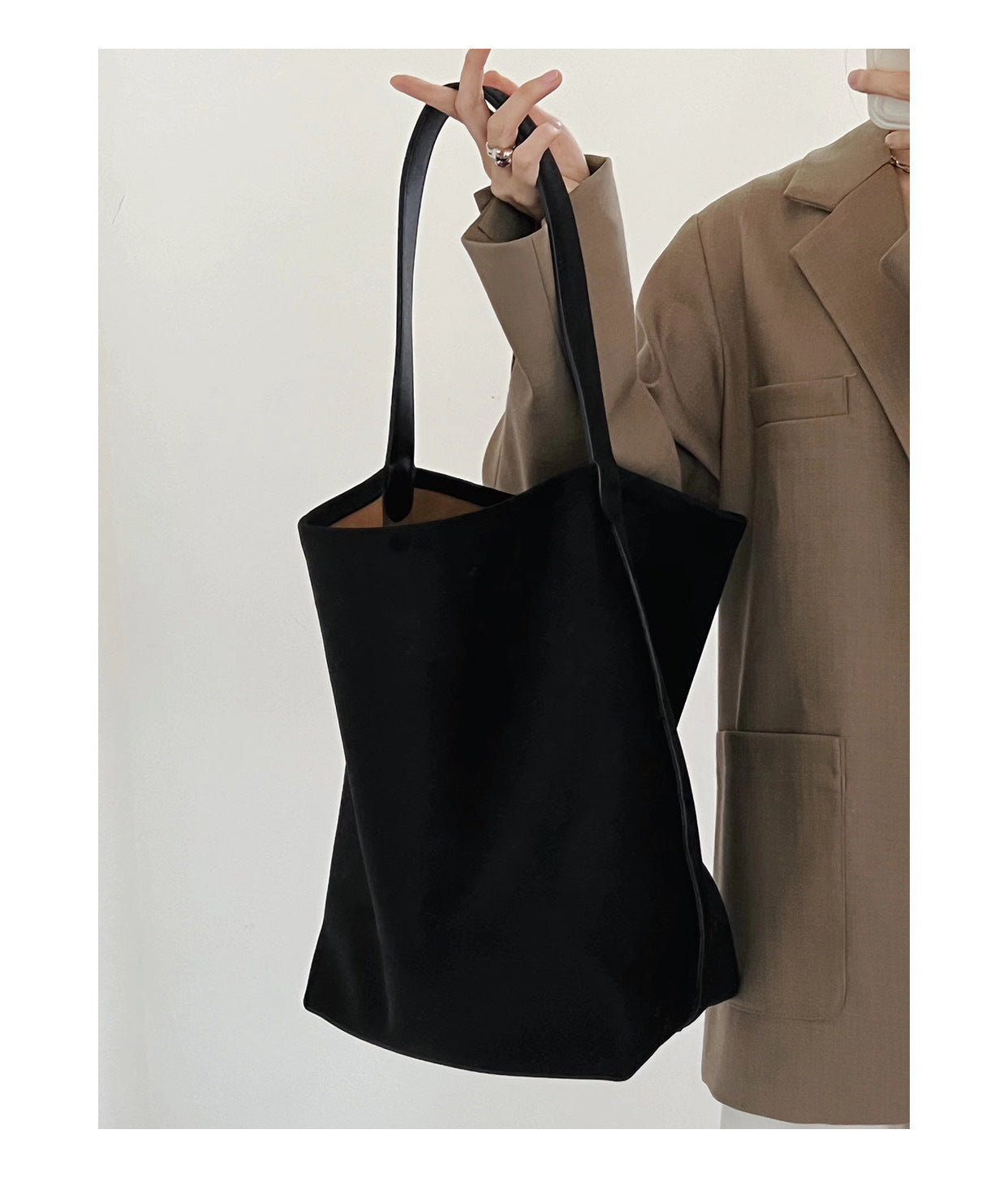 Flannel Female Leather Shopping Leisure Lazy Style Shoulder Bags