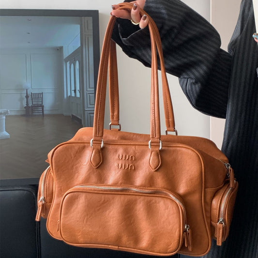 Innovative Design Retro Bowling Underarm Portable Shoulder Bags