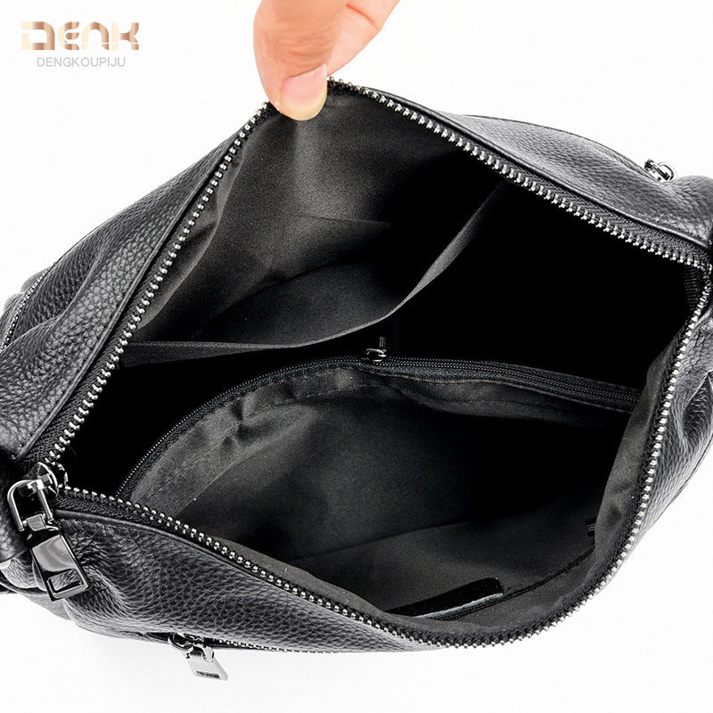 First Layer Cowhide Large Capacity Versatile Crossbody Bags