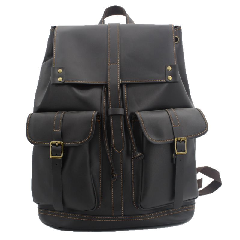 Beautiful New Men's Leather Large Capacity Backpacks