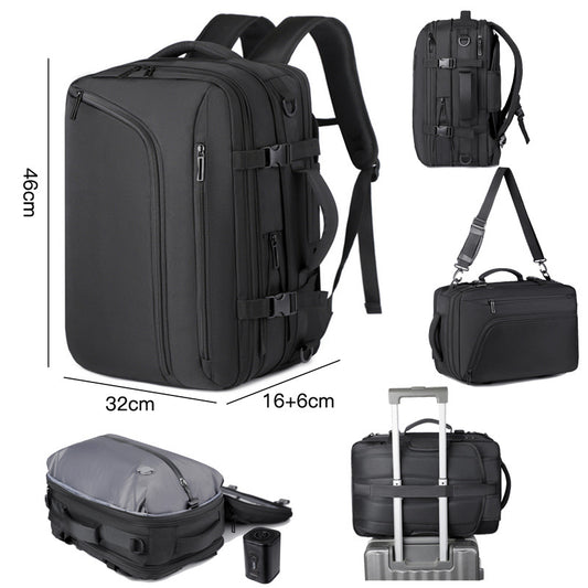 Vacuum Compression Portable Computer Large Capacity Backpacks