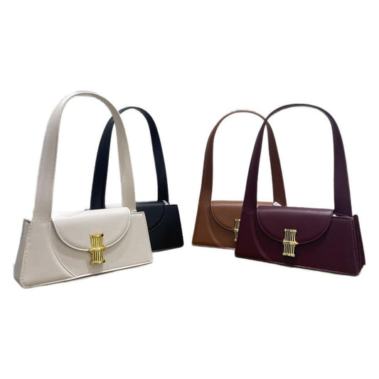 Women's Platinum Underarm Urban Simple Advanced French Entry Bags