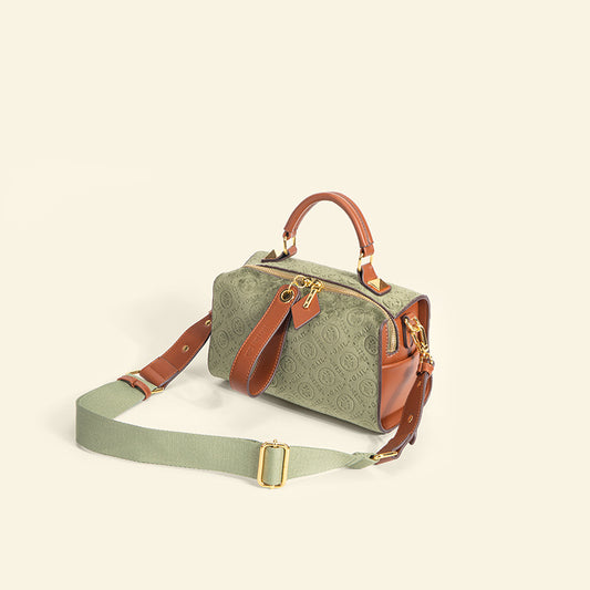 Textured Design Vintage Veet Pillow Thick Crossbody Bags