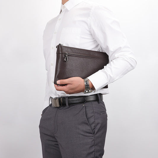 Men's Genuine Leather Business Clutch Envelope Men's Handbags
