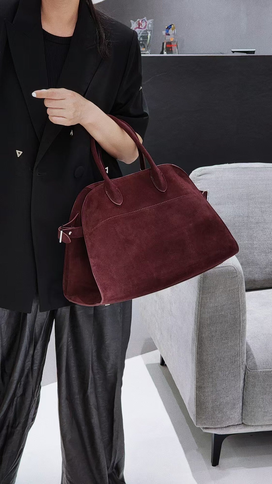 Large Capacity Totes Genuine Leather Commute Crossbody Bags