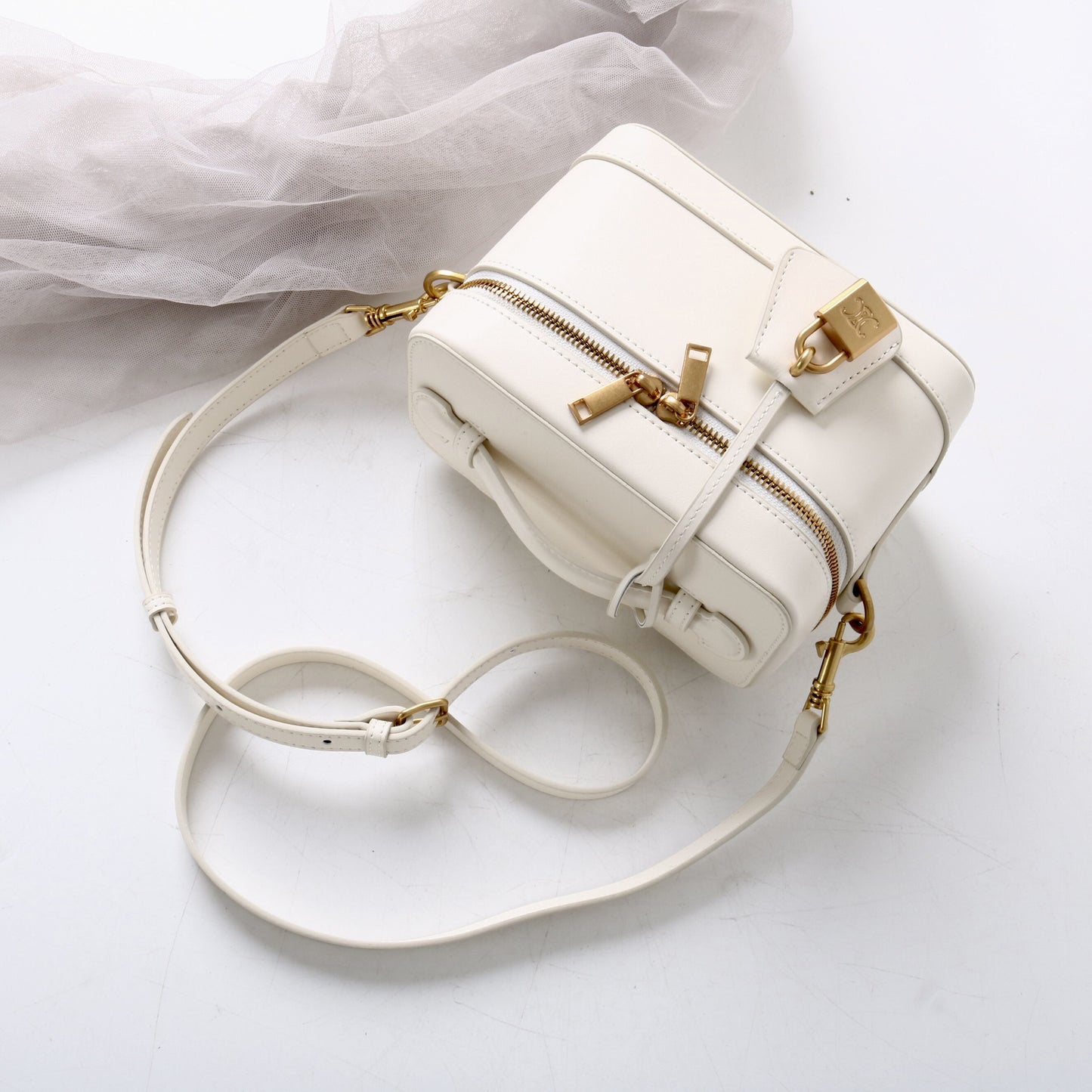 Women's Spring High-grade Portable Box Korean Minority Crossbody Bags