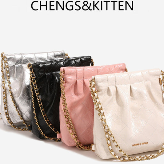 Creative Durable Mini Garbage Leather Wandering Shoulder Bags