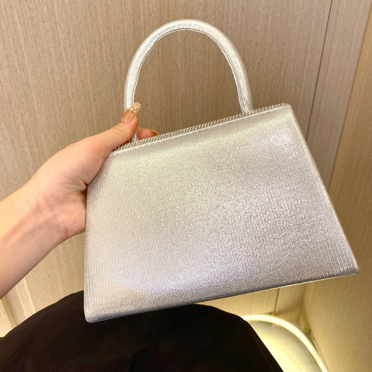Sier Rhinestone Bar Party Birthday Wedding Evening Bags
