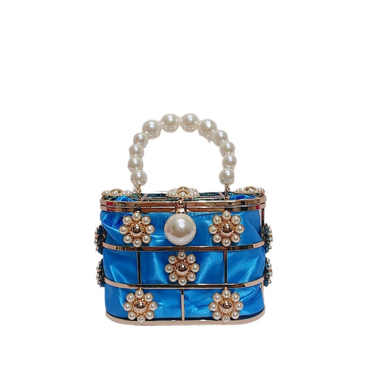 Women's French Niche Fashion Pearl Chain Summer Evening Bags