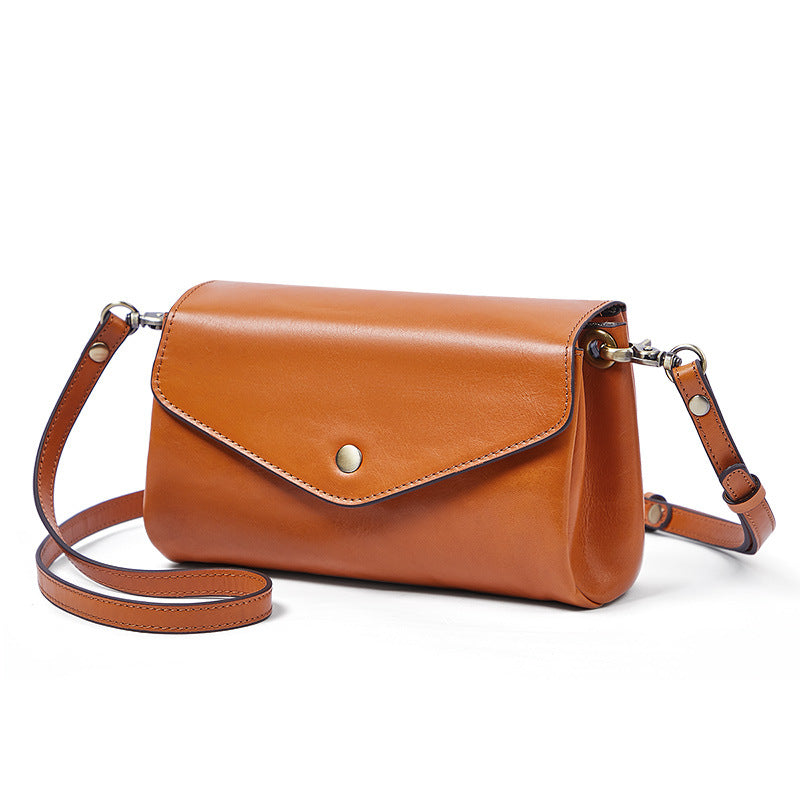 Women's Summer High-grade First Layer Cowhide Handmade Capacity Shoulder Bags