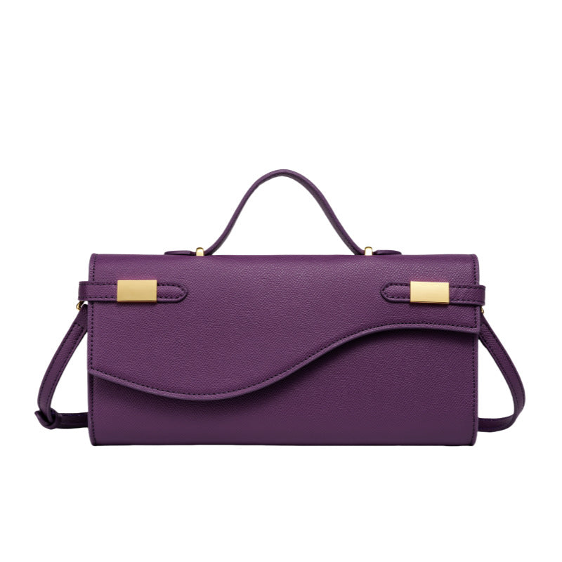 Women's Leather Retro Textured Clutch Fashion Mini Handbags