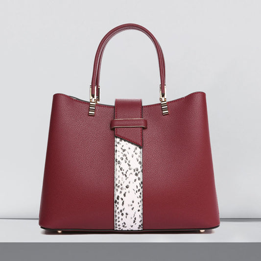 Women's Genuine Leather Wedding Mom Grandma Large Shoulder Bags
