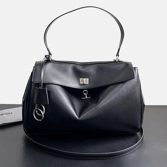 Women's High Version Smooth Calfskin Portable Underarm Handbags