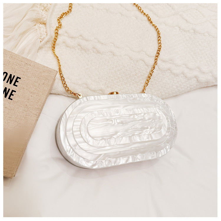 Beautiful Summer Dinner Retro Splicing Trendy Crossbody Bags