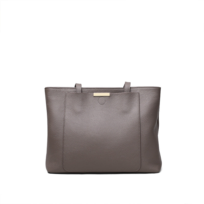 Women's Fashion Genuine Leather Portable Idle Style Shoulder Bags