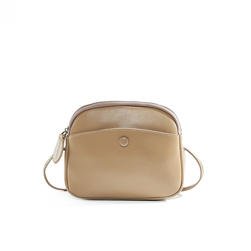 Women's Attractive Shell Mobile High-grade Leather Crossbody Bags