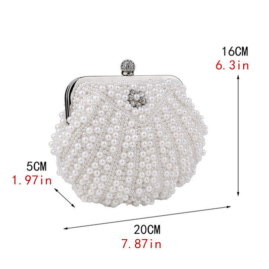 Beautiful Pearl Dinner Banquet Dress Fashion Evening Bags