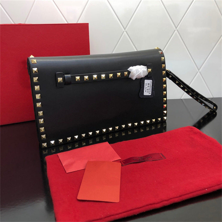 Women's Long Cattlehide Leather Fashion Large Temperament Capacity Versatile Handbags