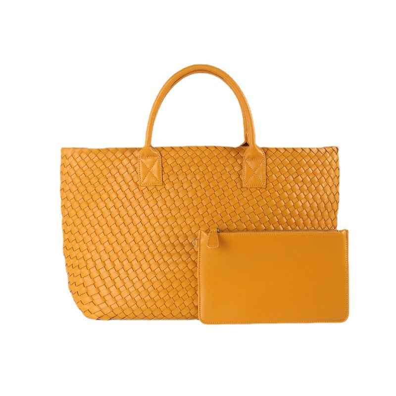 Women's Handmade Woven Simple Large Capacity Combination Shoulder Bags