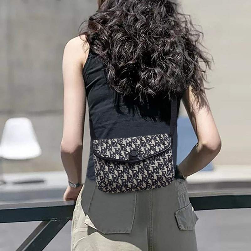 Stylish New Women's Fashion Canvas Underarm Crossbody Bags