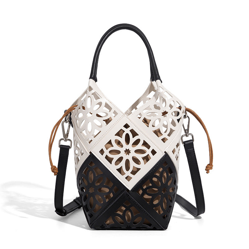 Light Luxury Handmade Hollow Niche Drawstring Handbags