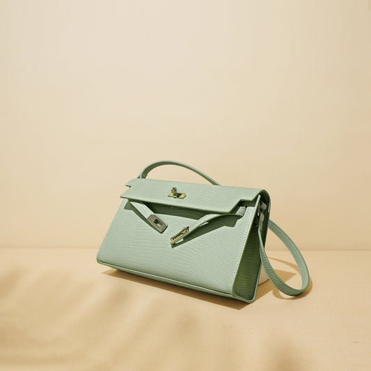 Women's Kelly Lizard Pattern Genuine Leather Fashionable Shoulder Bags
