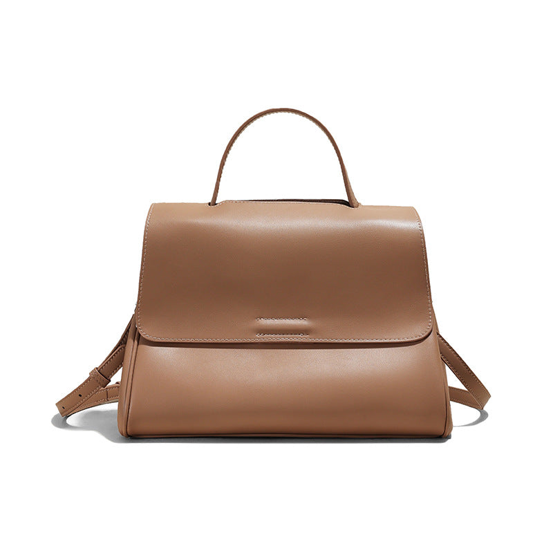 Women's Soft Leather Large Capacity Niche High-grade Crossbody Bags