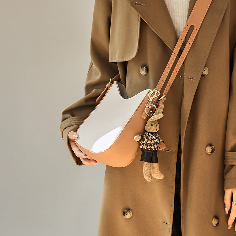 Women's Fashionable High-grade Underarm Genuine Leather Shoulder Bags