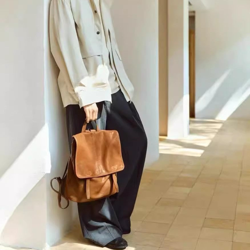 Women's Unisex Vertical Large Capacity Commuter Business Backpacks