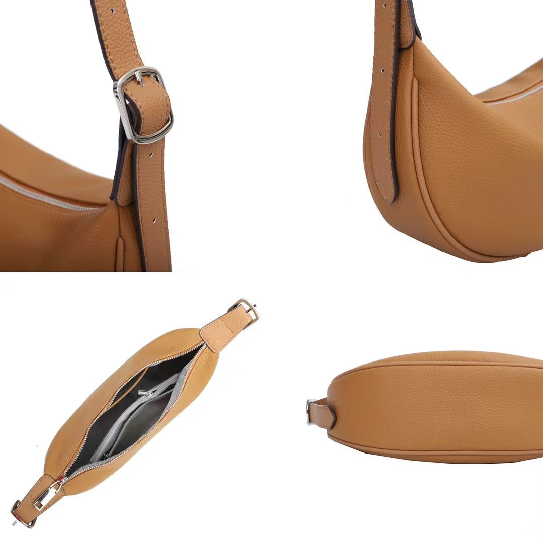 Women's Niche Simple Selenodont High Sense Arc Armpit Bags
