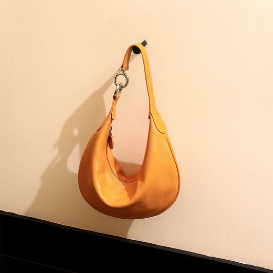 Women's Leather Autumn Underarm Light Luxury High-grade Handbags