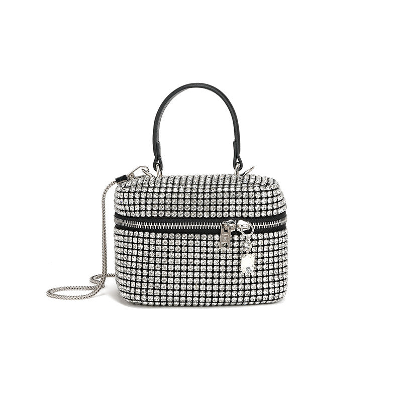 Women's Rhinestone Spring Full Western Style Chain Bags