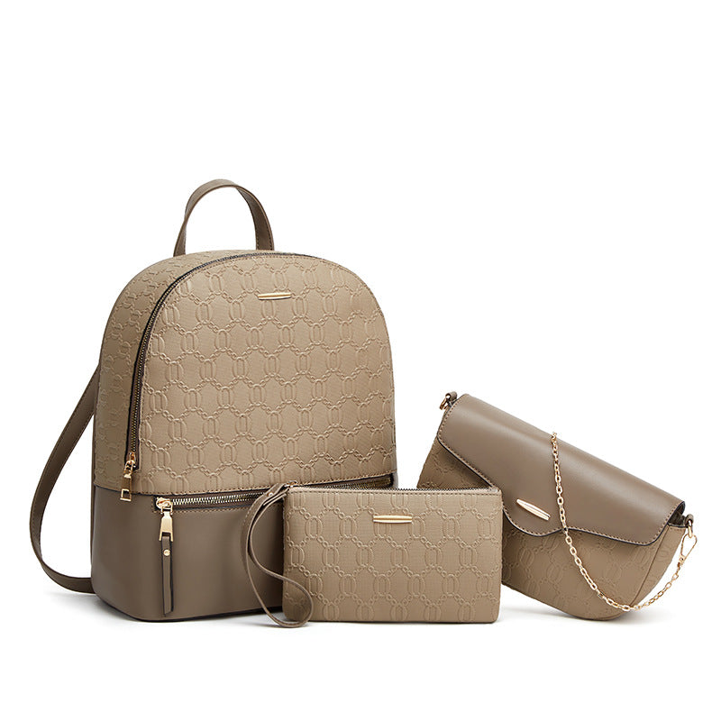 Classy Elegant Letter Design High-grade Embossed Tote Bags