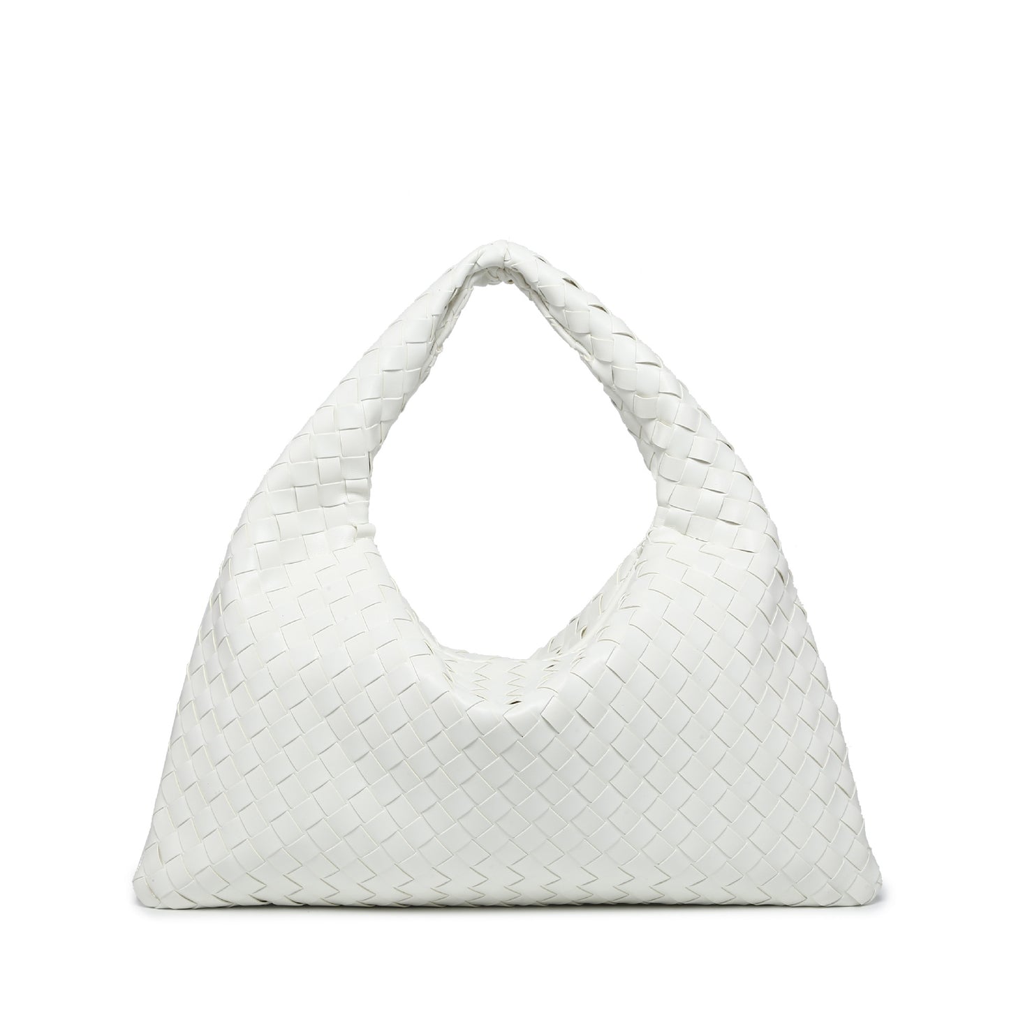 Women's Fashion Woven Large Capacity Portable Underarm Handbags