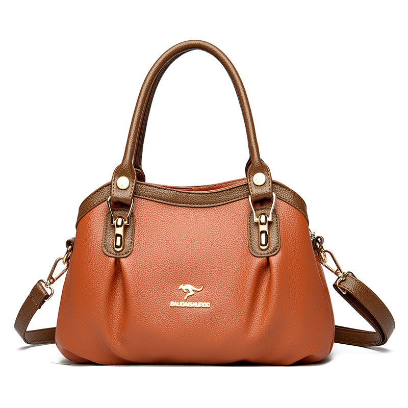 Female Mother's Fashion Elegant Trend Color Shoulder Bags